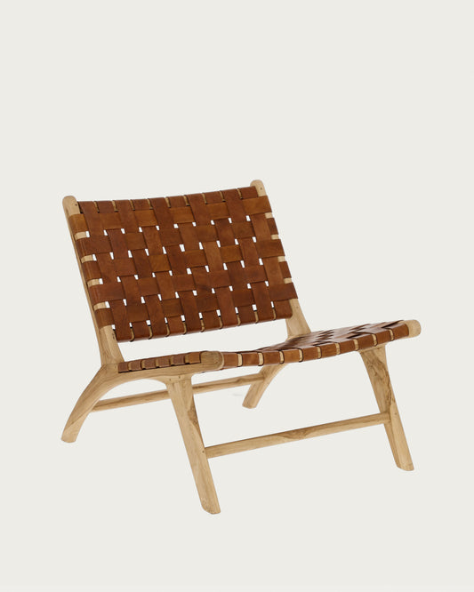 Fauteuil Calixta marron