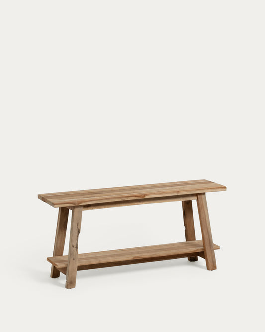 Banc Safara bois de tek recyclé 100 cm