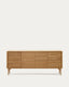 Buffet Lenon 3 portes et 3 tiroirs bois et placage chêne 200 x 86 cm FSC MIX Credit