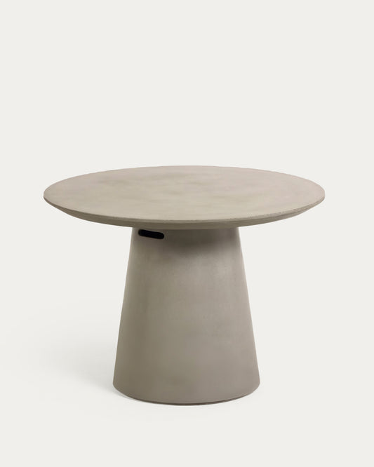 Table ronde de jardin Itai en ciment Ø 120 cm