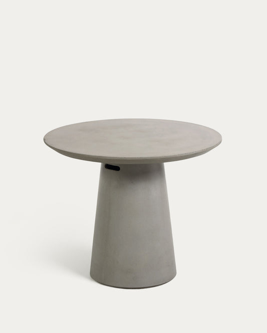 Table ronde de jardin Itai en ciment Ø 90 cm