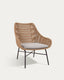 Fauteuil Abeli en corde beige