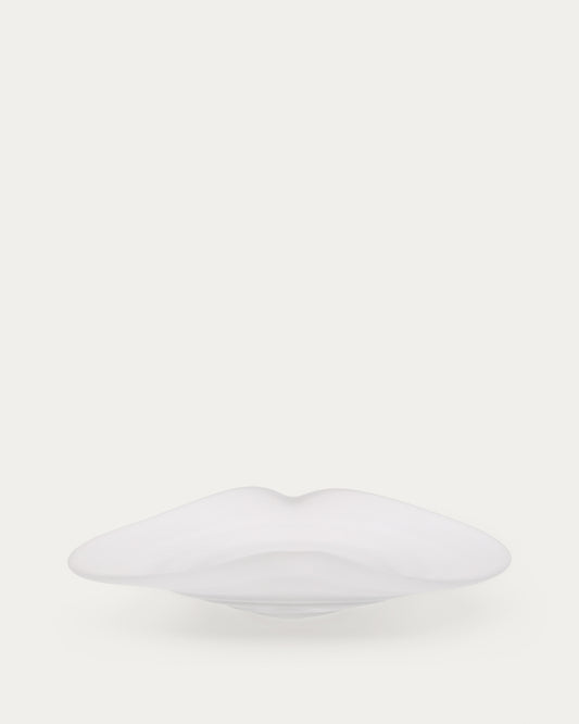 Centre de table Ondaro en verre dépoli 11 cm