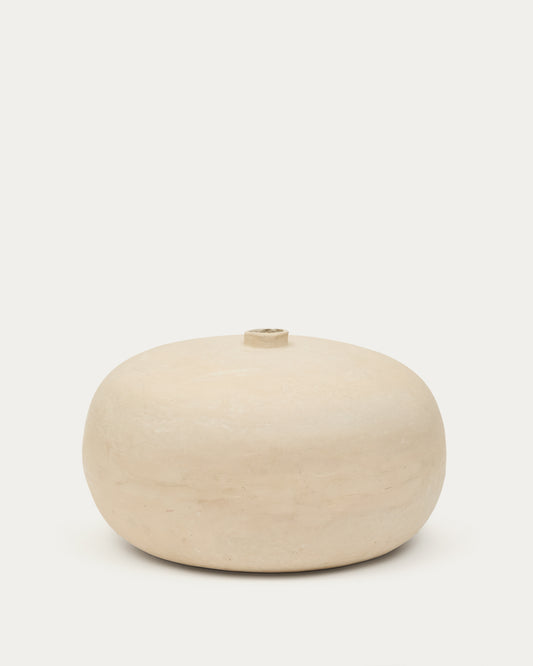 Vase Nivala en papier mâché 23 cm