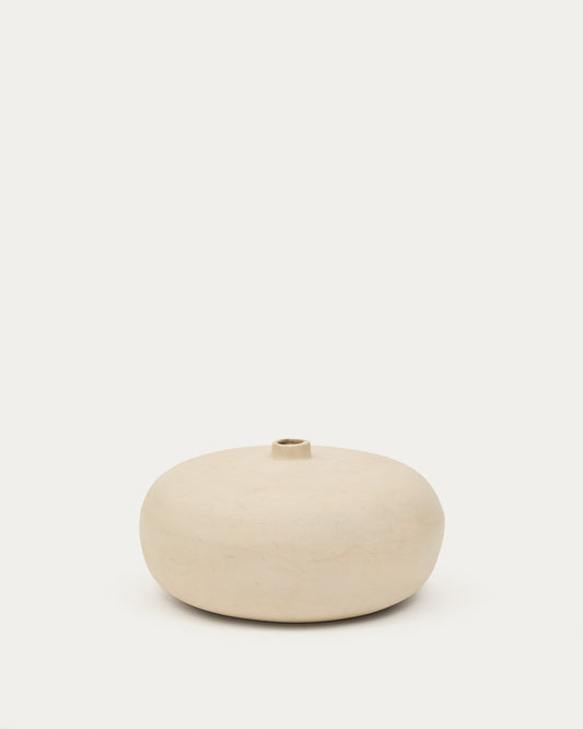 Nivala papier-mâché vase 15.5cm