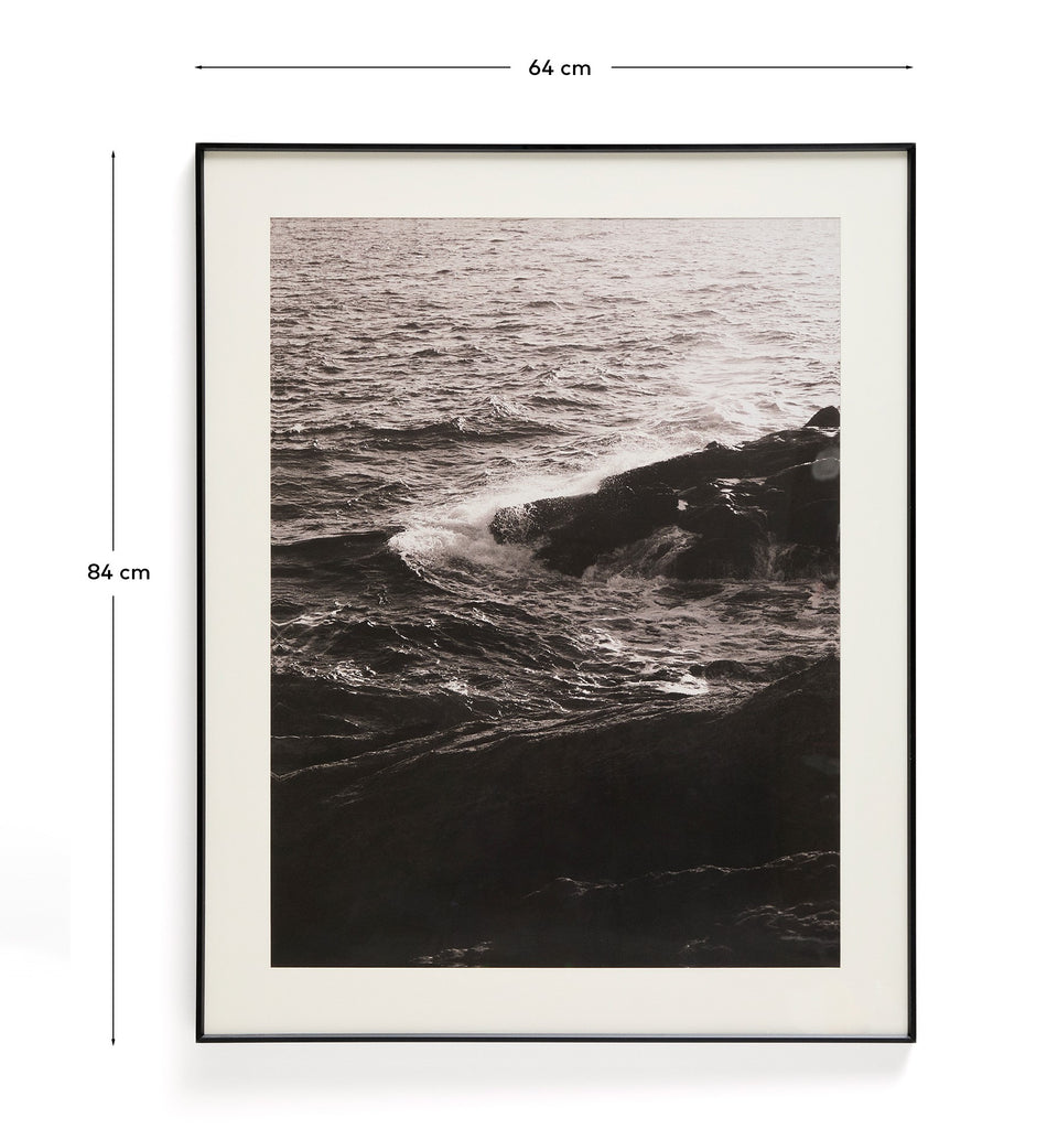 Tableau Zavira photographie de vagues 64 x 84 cm