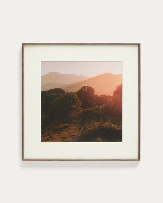 Tableau Zavira photographie de paysage de La Garrotxa 58 x 58 cm