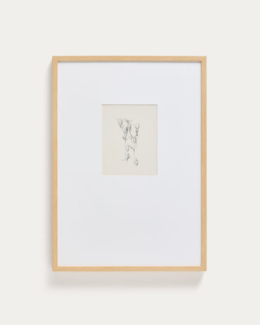 Tableau Lirena illustration botanique 50 x 70 cm