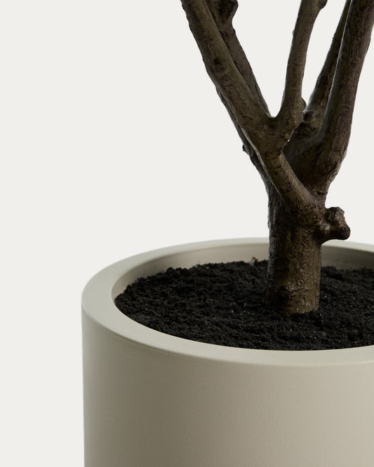 Artificial Rhus tree with white pot 185cm