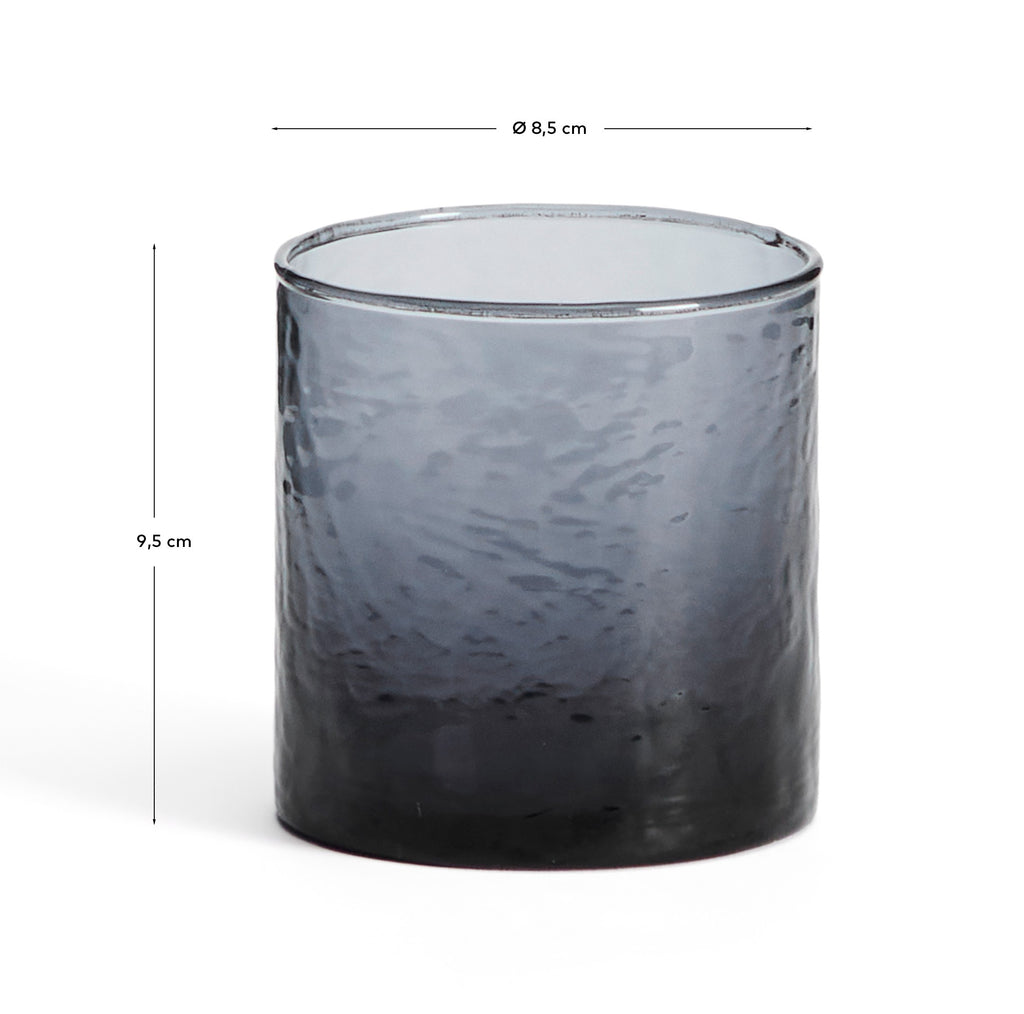 Verre Obila en verre recyclé bleu