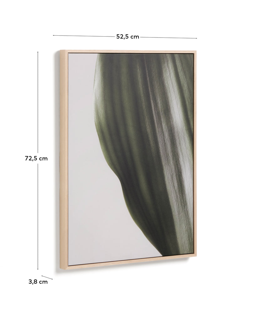 Tableau Foliae photographie de feuille 52 x 72 cm