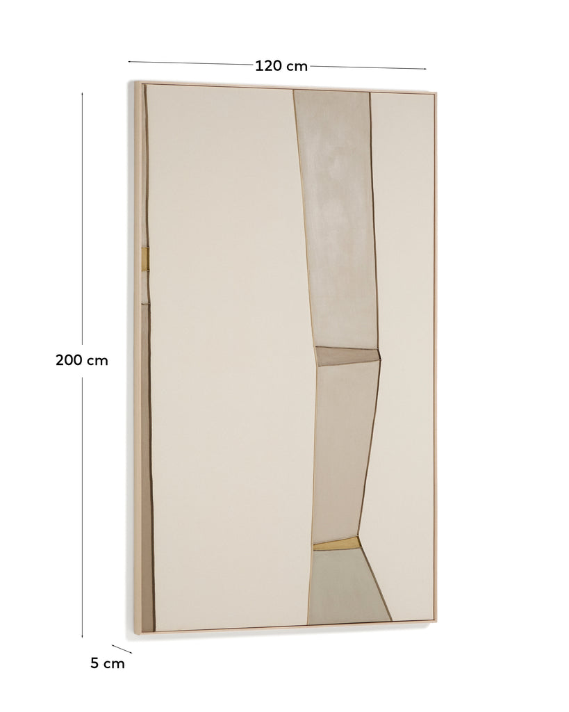 Tableau abstrait Deravia 120 x 200 cm