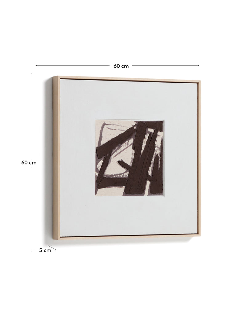 Tableau abstrait Arilan 60 x 60 cm