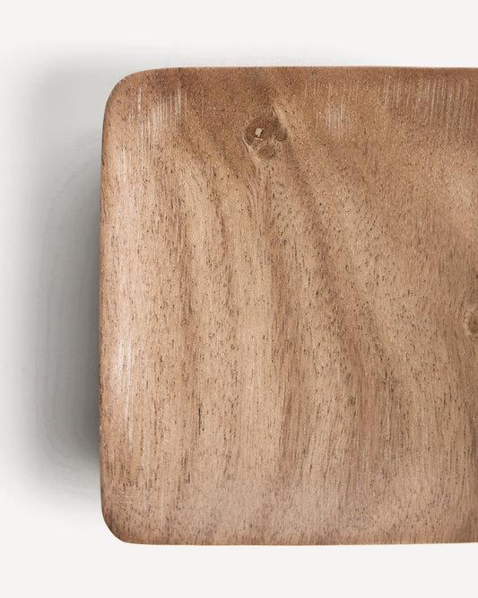 Ensemble Rovin de 4 sous-verres en bois d’acacia
