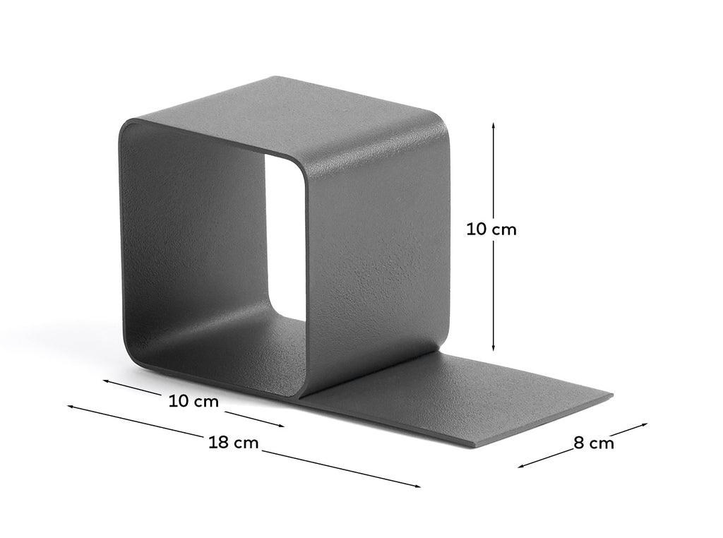 Serre-livres Mistra en fer noir