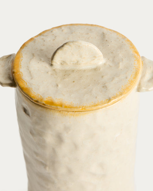 Pot Belor en céramique blanche 22 cm