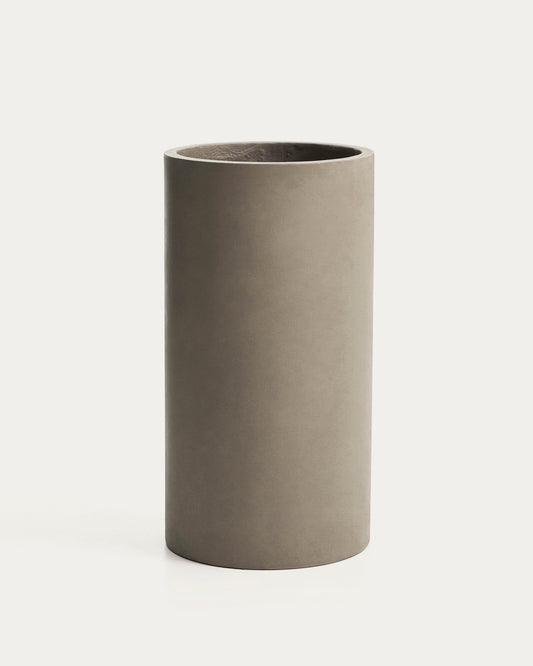 Aiguablava grey cement planter Ø 42cm
