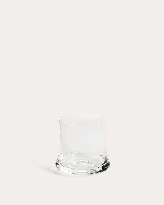 Verre à vin transparent Auri avec relief 34 cl