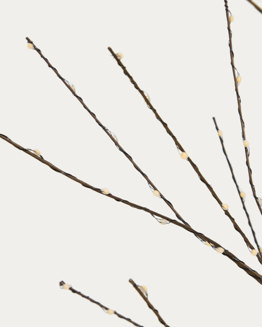 Brown Voriel LED light-up tree 168 cm