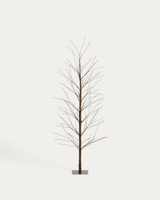 Brown Voriel LED light-up tree 168 cm
