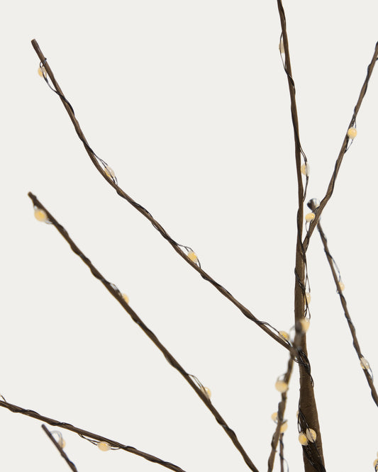 Brown Voriel LED light-up tree 70 cm