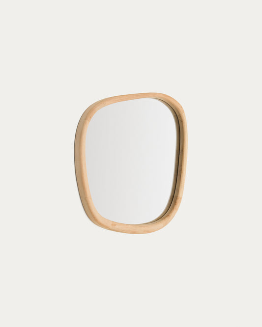 Miroir en bois Alura en teck 45,5 x 47 cm FSC 100%
