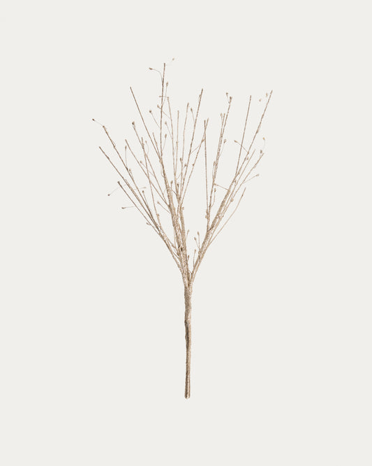 Gold Java branch-shaped LED light-up garland 70 cm