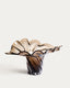 Centre de table Lurea en verre marron foncé 56 x 37 cm