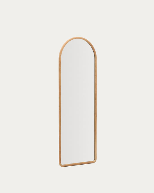 Miroir Milsa en bois de teck 55 x 155 cm FSC 100%