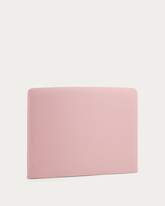 Pink Dyla headboard cover for a bed up to 90 cm