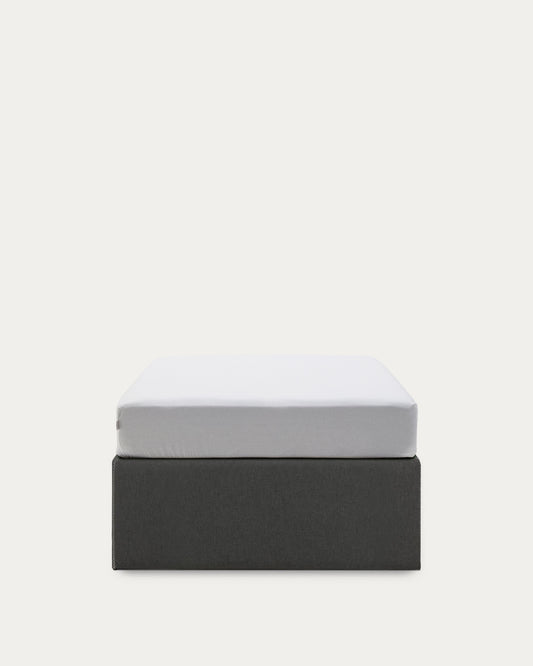 Matters ottoman bed base in black for a 90 x 190 cm mattress