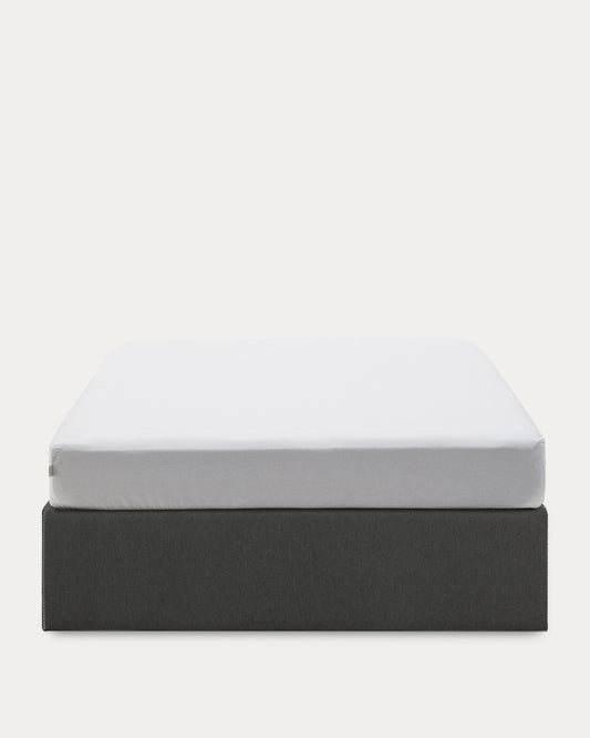 Matters ottoman bed base in black for a 140 x 190 cm mattress