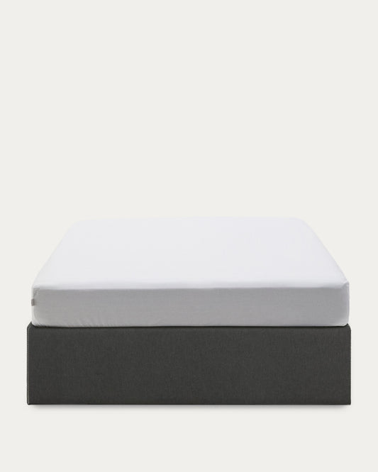 Matters ottoman bed base in black for a 150 x 190 cm mattress