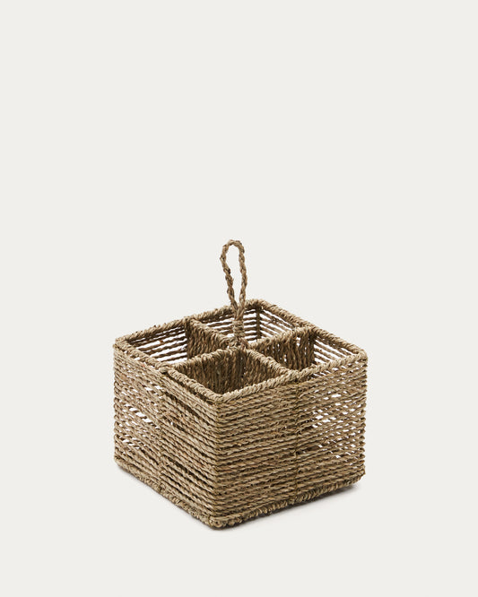 Panier pour couverts Tossa en fibres naturelles
