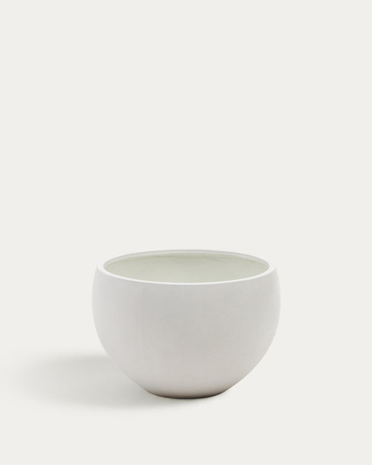 Grau White Cement Planter Ø 72 cm