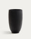 Aiguablava Black Cement Planter Ø 75 cm