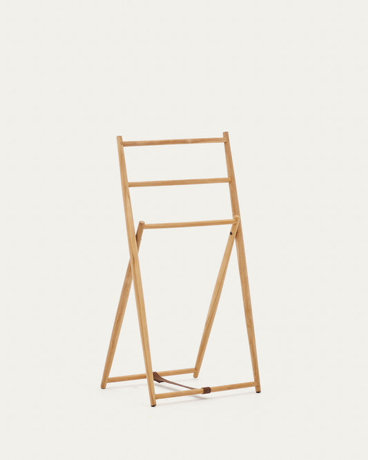Porte-serviettes Kenta en bois de teck 50 x 95 cm