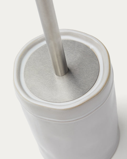 Brosse de toilette Savel en grès gris