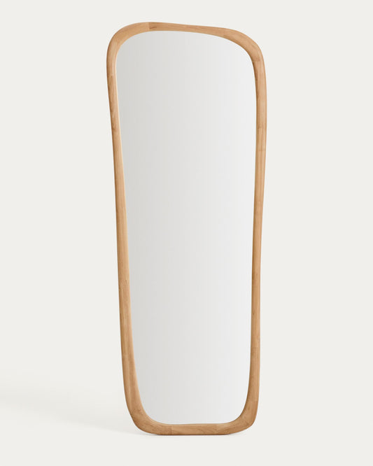 Alura teak wood mirror 158 x 61cm FSC 100%