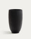 Aiguablava Black Cement Planter Ø 75 cm
