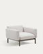 Fauteuil modulable d’extérieur Sorells beige et aluminium vert