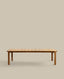 Table Icaro en bois de teck 220 x 102 cm FSC 100%
