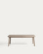 Table extensible d’extérieur Izola en aluminium avec finition taupe 220 (280) x 100 cm