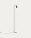 Lampadaire Manie en métal avec finition effet fonte noire