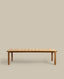Table Icaro en bois de teck 280 x 112 cm FSC 100%