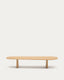 Pirita coffee table made from solid oak wood in a natural finish, 147 x 65 cm FSC 100%