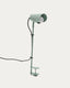 Jula desk lamp with clamp in green metal