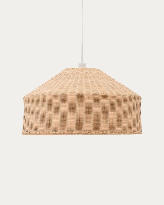 Abat-jour pour lampe Ennia en rotin avec finition claire Ø 65 cm