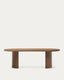 Table Nealy en placage de noyer, finition foncée 240 x 100 cm
