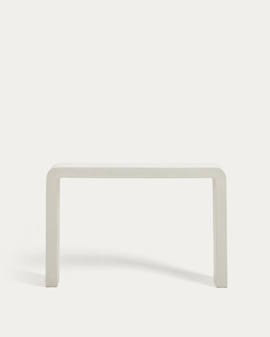 Console Aiguablava en ciment blanc 120 x 80 cm